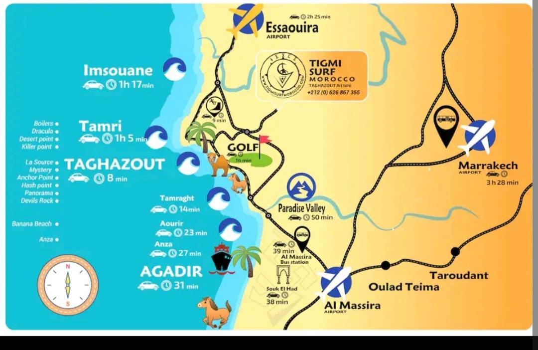La Colina House Taghazout Hotel Luaran gambar